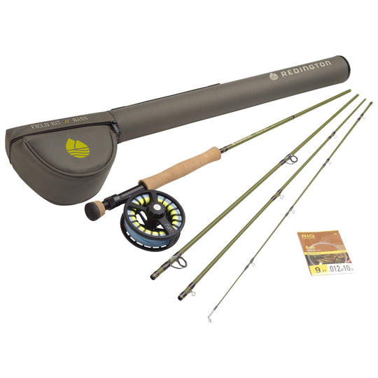 Redington Field Kit Fly Rod & Reel Outfit Bass 790-4 Image 01