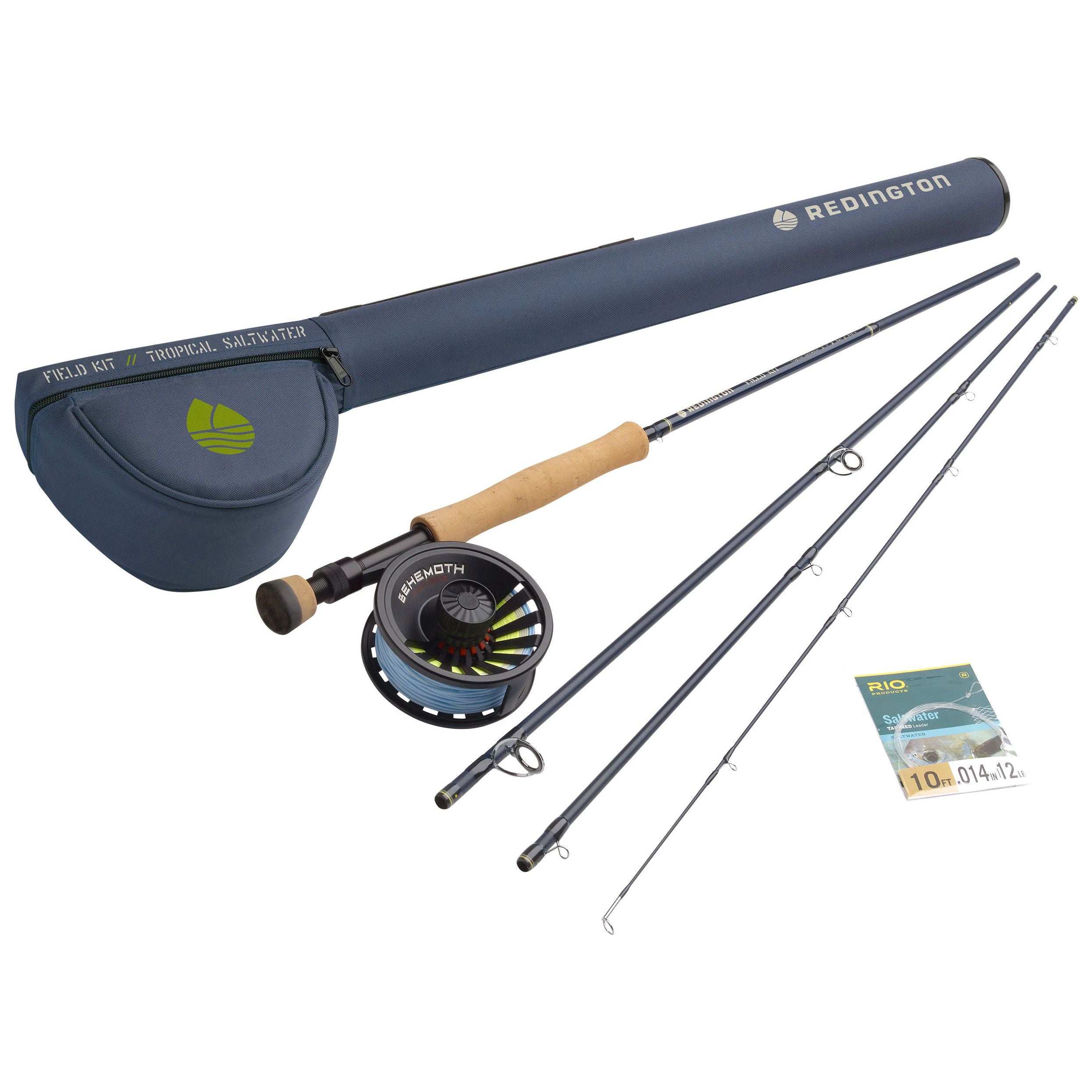 Redington Field Kit Fly Rod & Reel Outfit Tropical Saltwater 890-4 Image 01