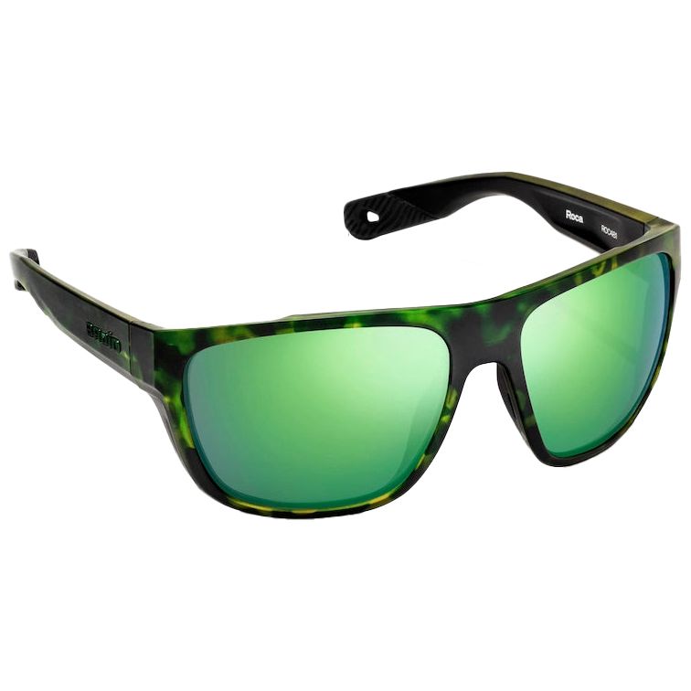 Bajio Las Rocas Sunglasses Green Tortoise Matte Green Glass Image 01