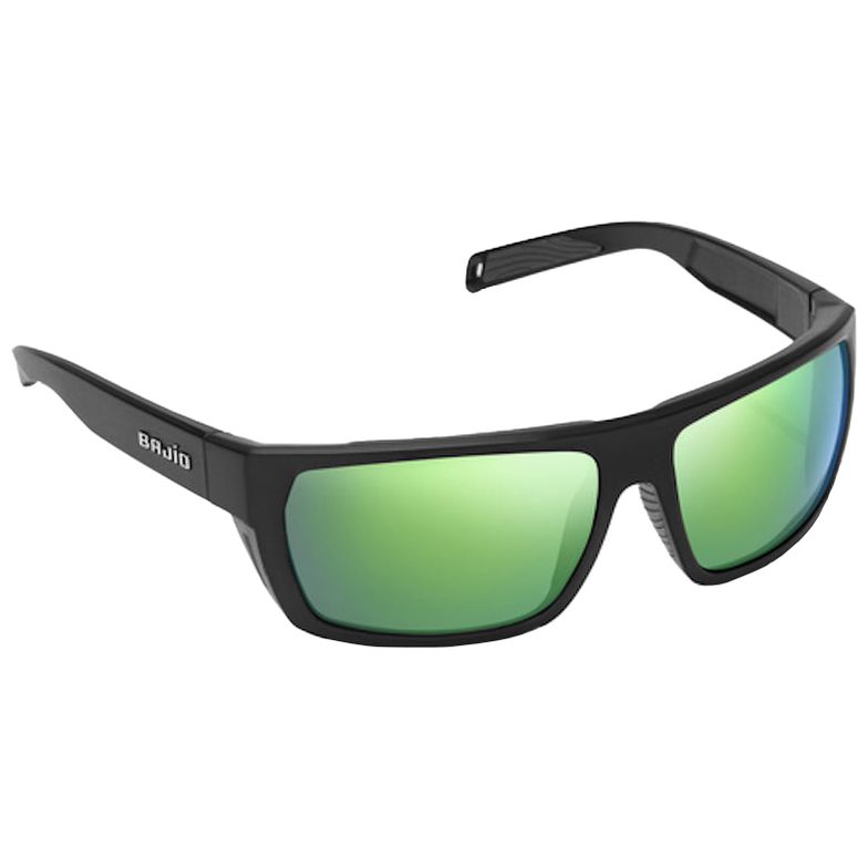 Bajio Palometa Sunglasses Black Matte Green Glass Image 01