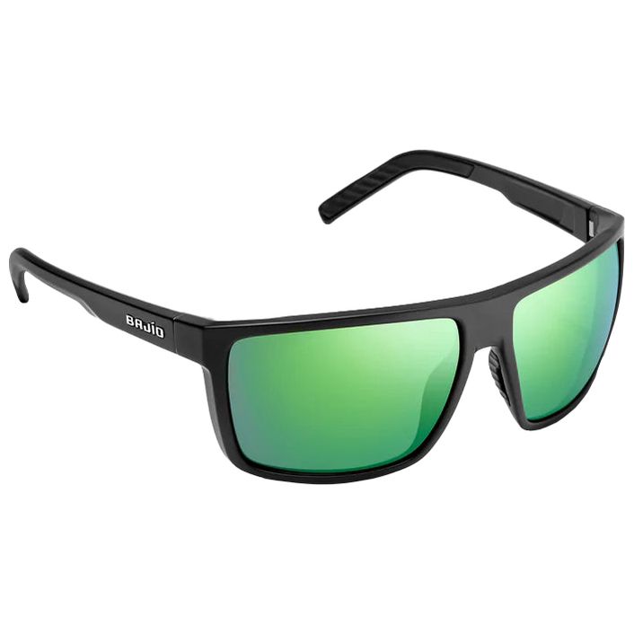 Bajio Toads Sunglasses Black Matte Green Mirror Glass Image 01