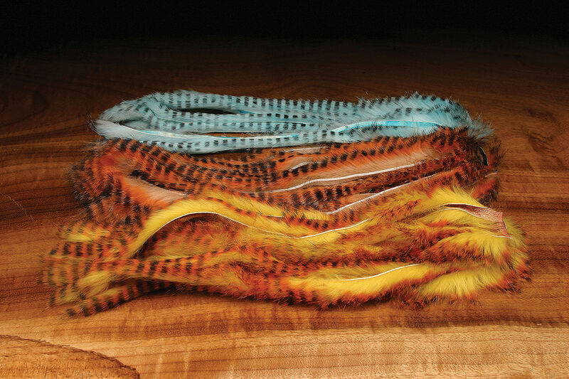 Hareline Black Barred Rabbit Strips